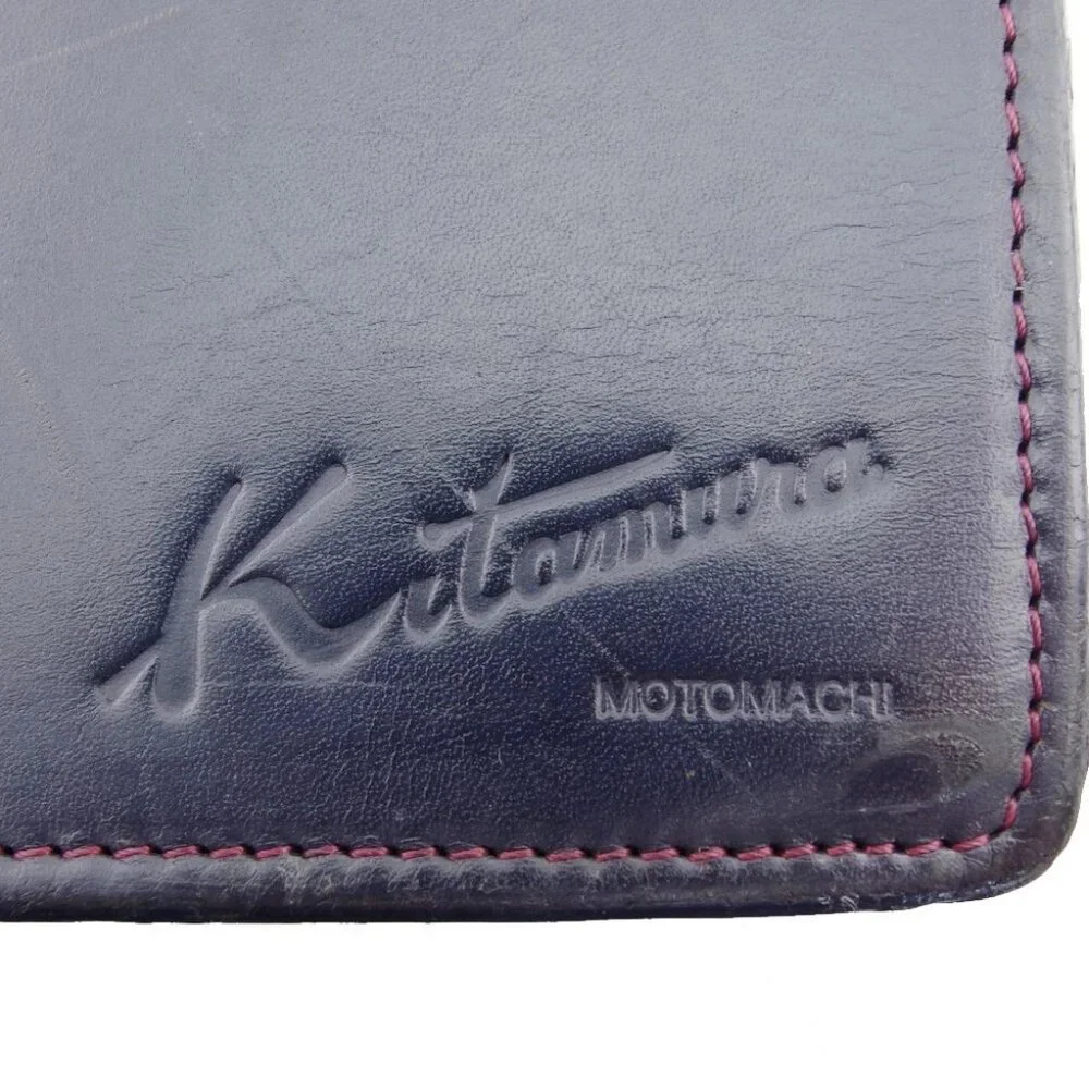 Kitamura Business bag Navy black Women Authentic secondhand